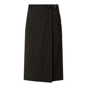 Spódnica kopertowa z kwiatowym wzorem