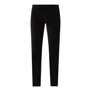 Spodnie z aksamitu z dodatkiem streczu