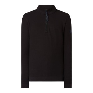 Bluza z kołnierzem z dzianiny dresowej