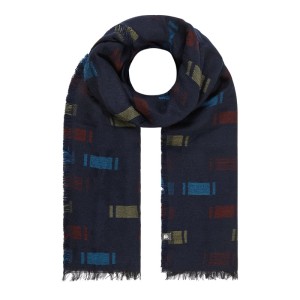 Szal z tkanym wzorem