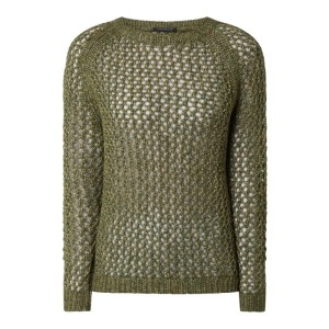 Sweter z ażurowym wzorem