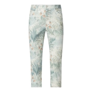 Spodnie capri ze wzorem w liście model ‘Mary C’