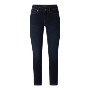 Jeansy skrócone o kroju slim fit z dodatkiem streczu model ‘Piper’