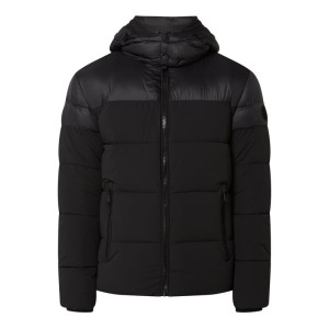 Kurtka pikowana z odpinanym kapturem model ‘Josha’