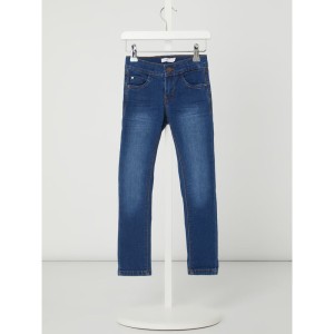Jeansy o kroju skinny fit z dodatkiem streczu model ‘Polly Tasis’