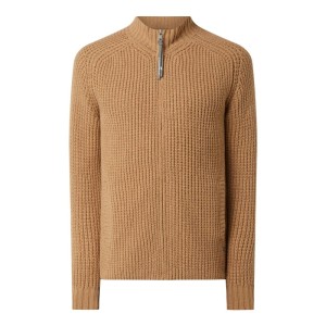 Kurtka z dzianiny ze stójką