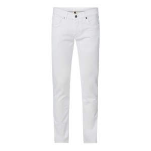 Jeansy o kroju slim fit z dodatkiem streczu model ‘John’