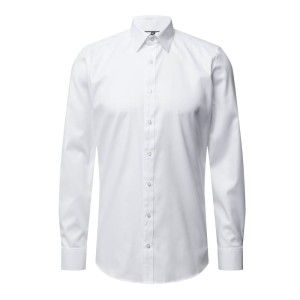 Koszula biznesowa o kroju slim fit z diagonalu