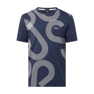 T-shirt o kroju slim fit ze wzorem z logo model ‘Tee 7’