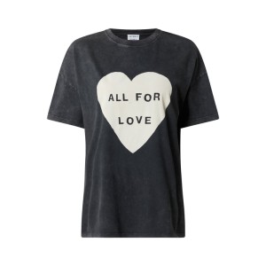 T-shirt o kroju oversized z napisem