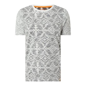 T-shirt z nadrukiem w stylu inside out model ‘Jango’