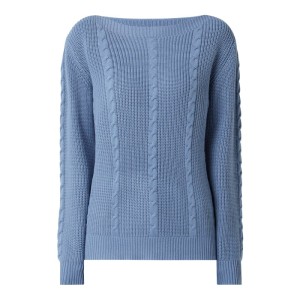 Sweter z dekoltem w łódkę