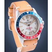 Zegarek męski Meccaniche Veneziane Nereide GMT Diaspro Crema Automatic