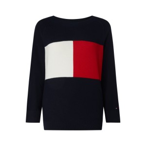 Sweter PLUS SIZE z bawełny ekologicznej i wiskozy