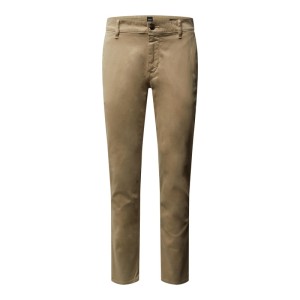 Chinosy o kroju regular fit z dodatkiem streczu model 'Schino’