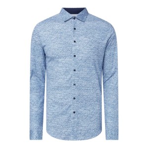 Koszula biznesowa o kroju slim fit z dżerseju