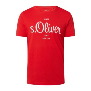 T-shirt o kroju regular fit z nadrukiem z logo