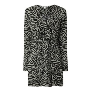 Sukienka kopertowa z wiskozy