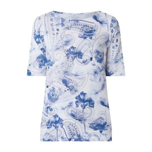 T-shirt ze wzorem paisley