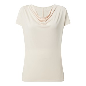 T-shirt z lejącym dekoltem