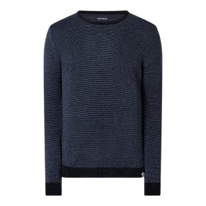 Sweter z dodatkiem wełny i aksamitną przędzą model ‘Sören’