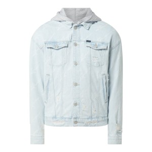 Kurtka jeansowa z odpinanym kapturem