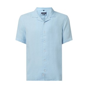Koszula lniana o kroju slim fit model ‘Konstantin’