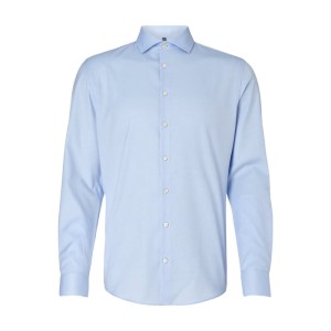 Koszula biznesowa o kroju slim fit z diagonalu