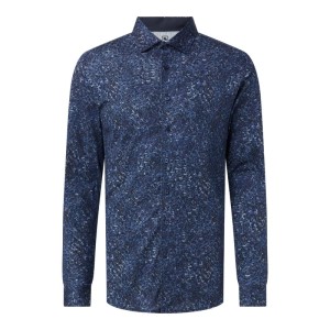 Koszula biznesowa o kroju slim fit z dżerseju