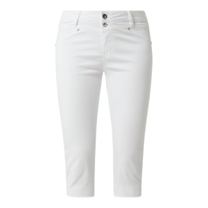 Jeansy capri z dodatkiem streczu model ‘Sandy’