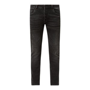 Jeansy o kroju slim fit z dodatkiem streczu model ‘Alex’