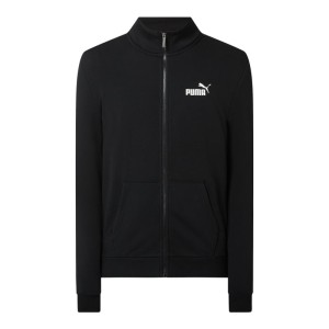 Bluza rozpinana o kroju regular fit z wyhaftowanym logo