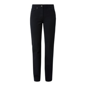 Jeansy o kroju comfort fit z dodatkiem streczu model ‘Cora’