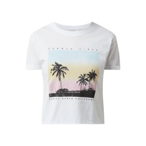 Krótki T-shirt z bawełny