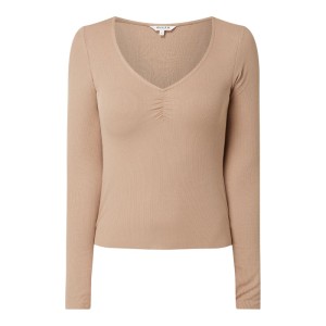 Bluzka z prążkowaną fakturą