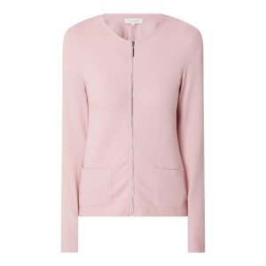 Bluza rozpinana o fakturze plastra miodu