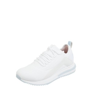 Sneakersy ze skóry i siateczki