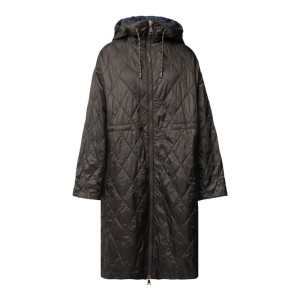 Płaszcz pikowany z watowaniem z mieszanki kaszmiru model ‘Ardea’