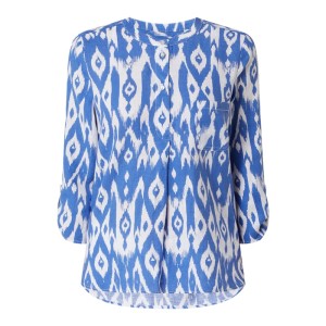 Bluzka lniana w stylu etno