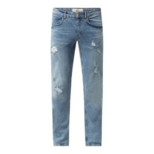 Jeansy o kroju slim fit z dodatkiem streczu model ‘Stockholm’