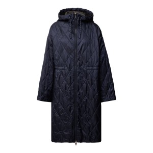 Płaszcz pikowany z watowaniem z mieszanki kaszmiru model ‘Ardea’