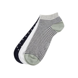 Krótkie skarpety z dodatkiem streczu w zestawie 3 szt.