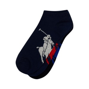 Skarpetki stopki z elastycznej mieszanki bawełny z motywem z logo