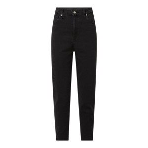 Jeansy z wysokim stanem o kroju tapered fit z dodatkiem streczu