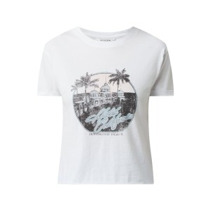 Krótki T-shirt z bawełny