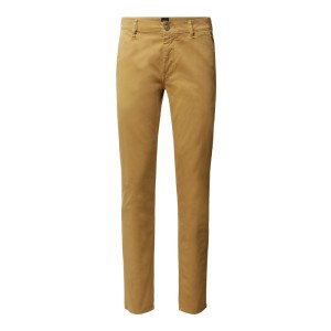 Chinosy o kroju slim fit z dodatkiem streczu model 'Schino-Slim'