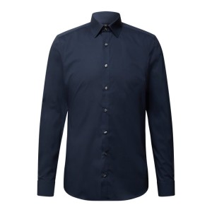 Koszula biznesowa o kroju slim fit z popeliny