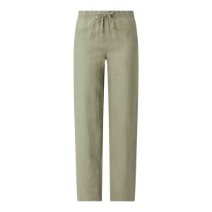 Luźne spodnie z lnu