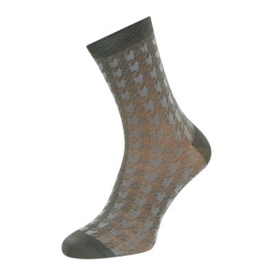Skarpety z dodatkiem streczu model ‘Houndstooth’