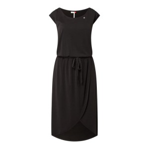 Sukienka z dżerseju w kopertowym stylu model ‘Ethany’